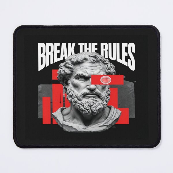 Item preview, Break the Rules Marble Bust – Bold Classical Art Meets Modern Rebellion designed and sold by Bright Nest Studio.