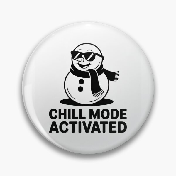 Item preview, Chill Mode Activated Snowman designed and sold by palavdip.