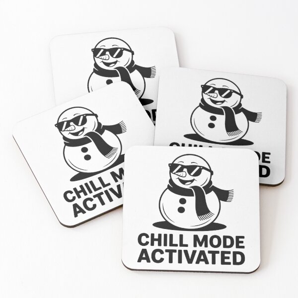 Item preview, Chill Mode Activated Snowman designed and sold by palavdip.