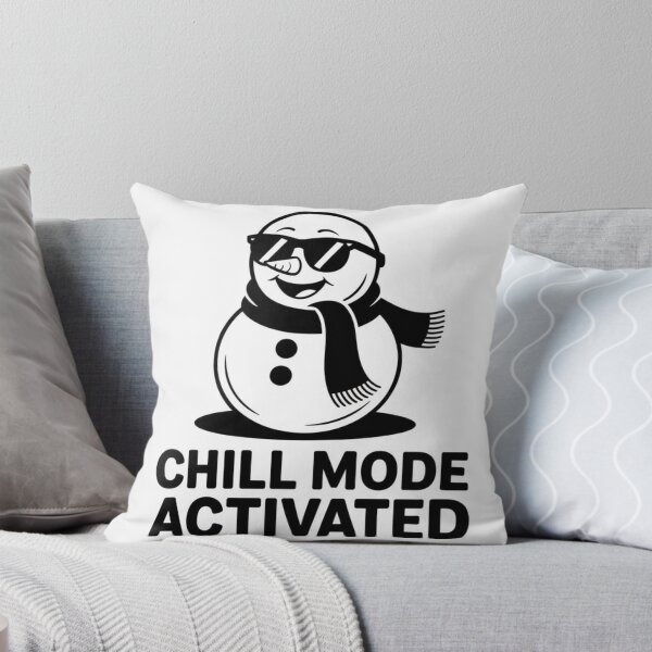 Item preview, Chill Mode Activated Snowman designed and sold by palavdip.