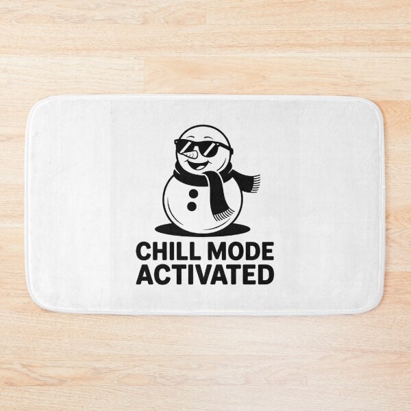 Item preview, Chill Mode Activated Snowman designed and sold by palavdip.