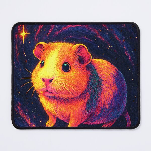 Item preview, Cosmic Hamster – Neon Galaxy Art designed and sold by Expl0rer.