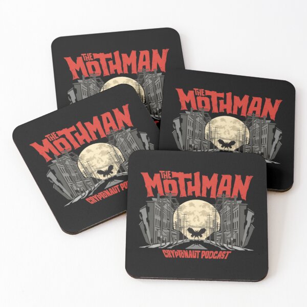 Item preview, The Mothman Cryptonet Podcast Stalking Silent Forest Paths designed and sold by SkeletonsDanger.