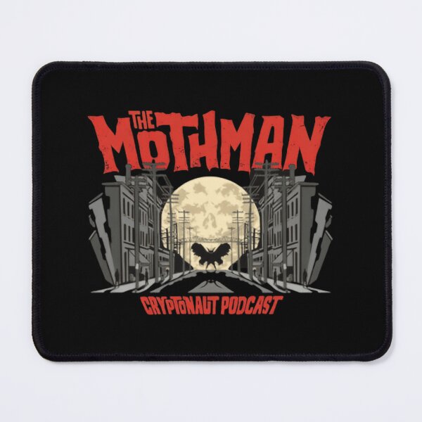Item preview, The Mothman Cryptonet Podcast Stalking Silent Forest Paths designed and sold by SkeletonsDanger.