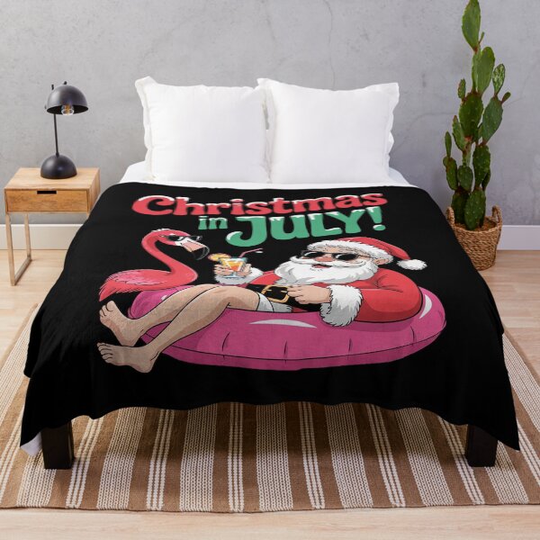 Item preview, Funny Christmas in July Summer Elf Santa Xmas designed and sold by VerseFarm.