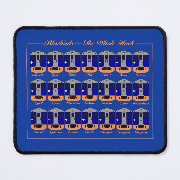 Item preview, Bluebirds — The Whole Flock (South Australian Railways) designed and sold by Main Train Brain.