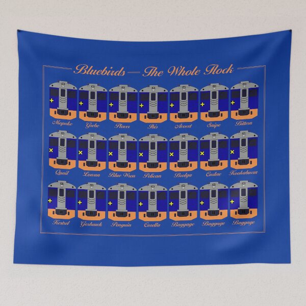 Item preview, Bluebirds — The Whole Flock (South Australian Railways) designed and sold by Main Train Brain.