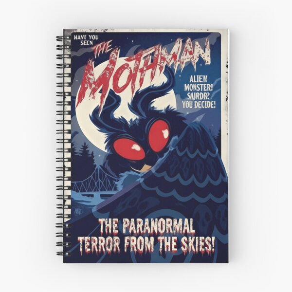 Item preview, The Mothman alien monster Haunting Twilight Skies Above designed and sold by SkeletonsDanger.