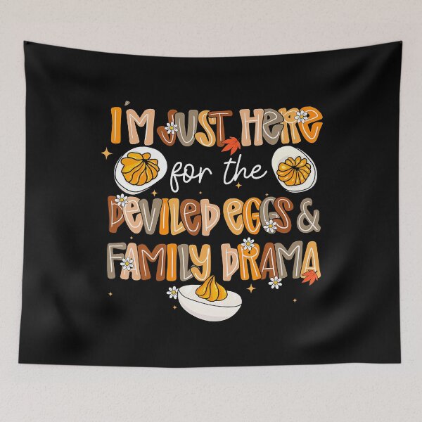 Item preview, Funny I'M Just Here For The Deviled Eggs  Family Drama designed and sold by MariaEdna1.