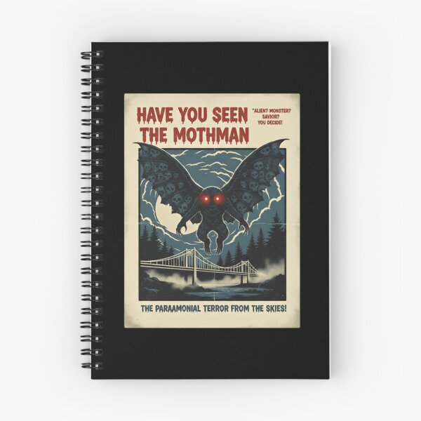 Item preview, Have you seen the Mothman Lurking Near Foggy Bridges designed and sold by SkeletonsDanger.