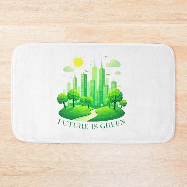 Item preview, Future Is Green – Sustainable City Illustration  Eco-Friendly Urban Design designed and sold by Design-Pro-21.