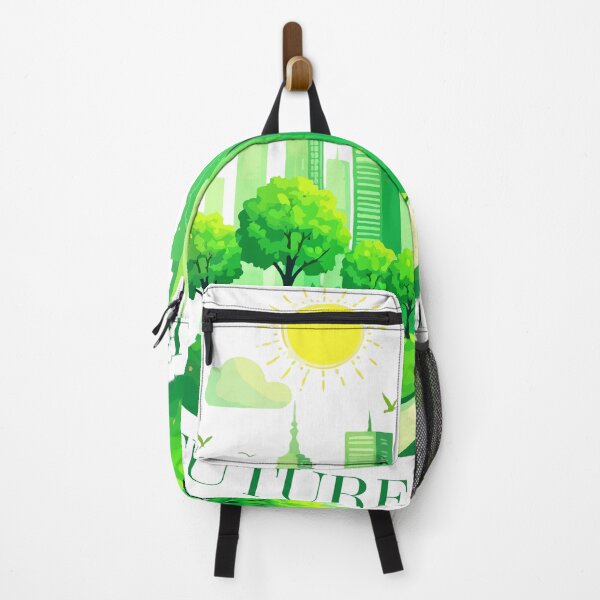 Item preview, Future Is Green – Sustainable City Illustration Eco-Friendly Urban Design designed and sold by Design-Pro-21.