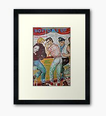 Pulp Fiction / Bottoms Up Framed Print