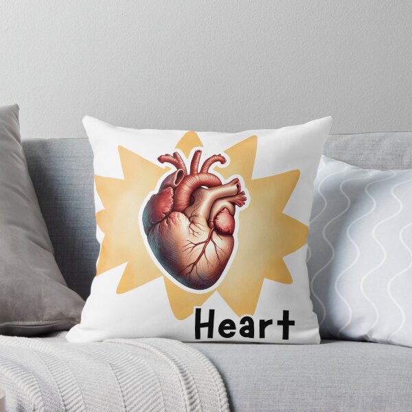 Item preview, Human heart Anatomy Illustration designed and sold by MuseGlowStudio.