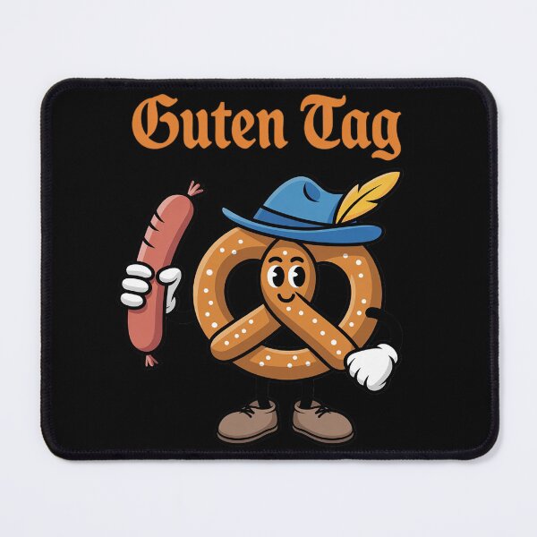 Item preview, Unique Oktoberfest Guten Tag Pretzel Sausages German designed and sold by Rotasiin.
