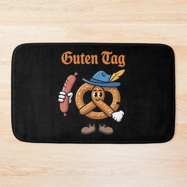 Item preview, Unique Oktoberfest Guten Tag Pretzel Sausages German designed and sold by Rotasiin.