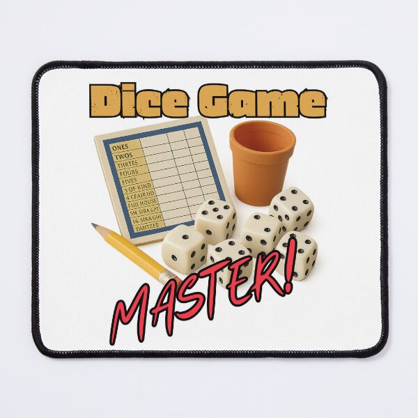 Item preview, Dice Game Master – Funny Retro Dice Lover Design designed and sold by Lunaria Arts.