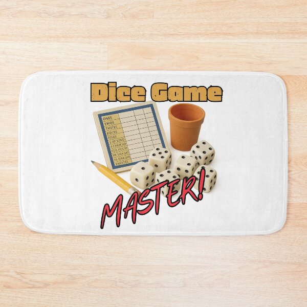 Item preview, Dice Game Master – Funny Retro Dice Lover Design designed and sold by Lunaria Arts.