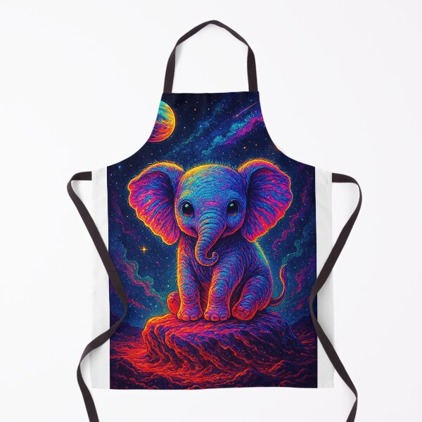 Item preview, Cosmic Baby Elephant – Trippy Galaxy Art designed and sold by Expl0rer.