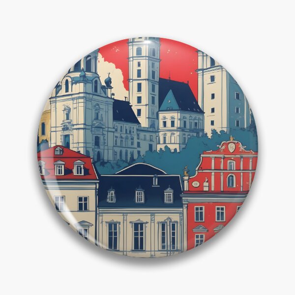 Item preview, Novy Jicin Cezch Republic 1950s Retro Poster Tourism designed and sold by TravelersGems.