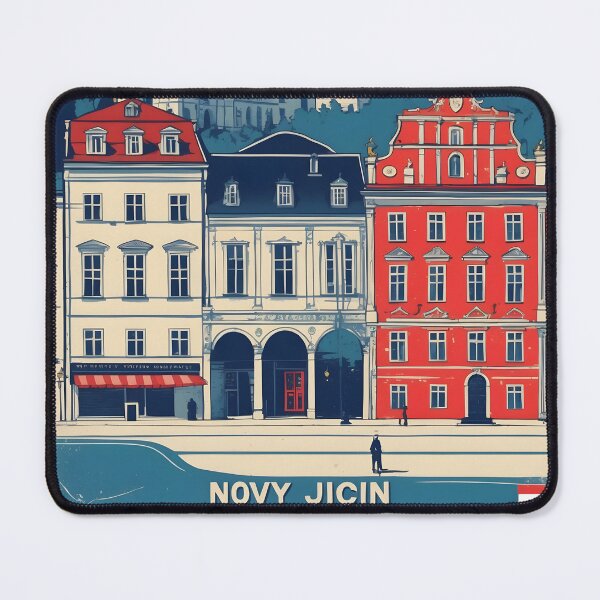 Item preview, Novy Jicin Cezch Republic 1950s Retro Poster Tourism designed and sold by TravelersGems.