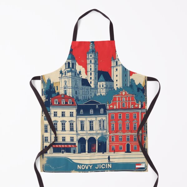 Item preview, Novy Jicin Cezch Republic 1950s Retro Poster Tourism designed and sold by TravelersGems.