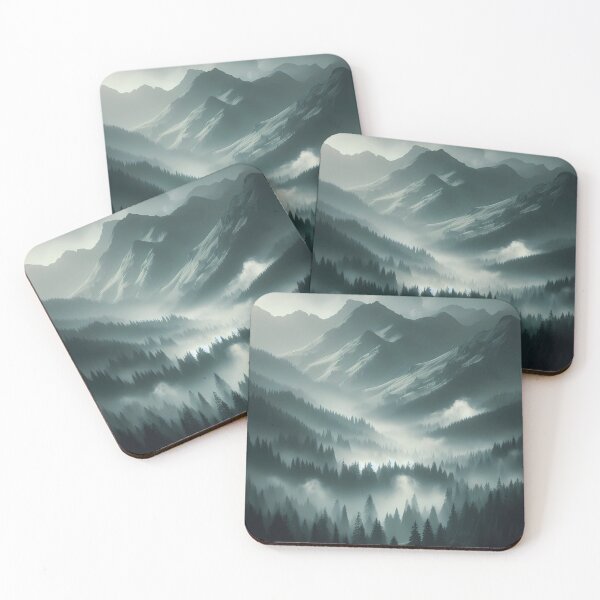 Item preview, Misty Mountain Pine Forest designed and sold by apeles68.