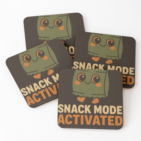 Item preview, Snack Mode Activated – Retro Cute Snack Bag Vintage Cartoon Design designed and sold by johnExpress02.