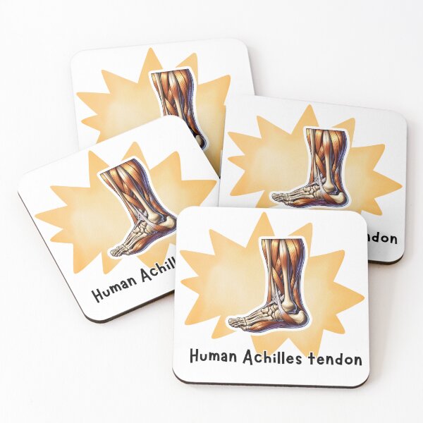 Item preview, Human Achilles tendon Anatomy Illustration designed and sold by MuseGlowStudio.