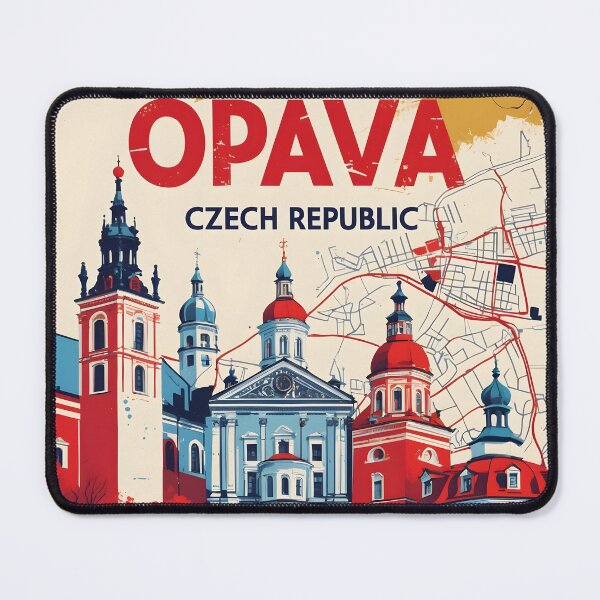 Item preview, Opava Cezch Republic 1950s Retro Poster Tourism designed and sold by TravelersGems.