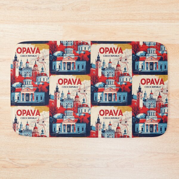 Item preview, Opava Cezch Republic 1950s Retro Poster Tourism designed and sold by TravelersGems.