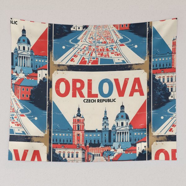 Item preview, Orlova Cezch Republic 1950s Retro Poster Tourism designed and sold by TravelersGems.