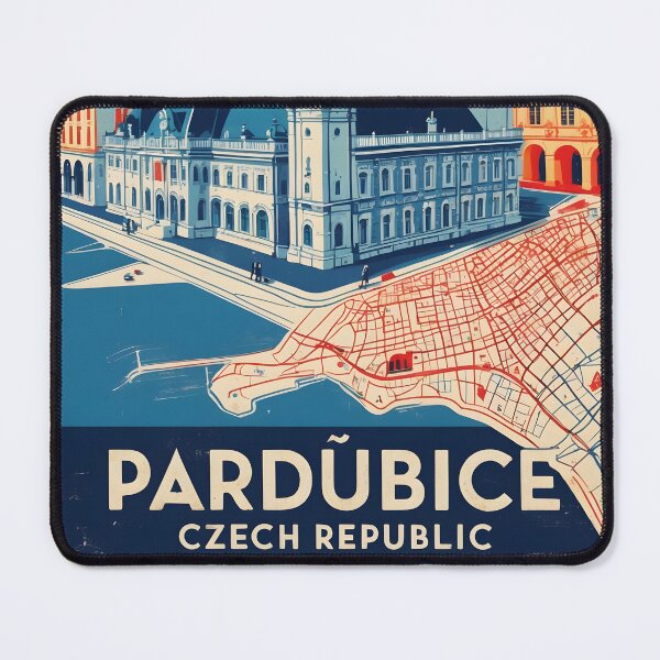Item preview, Pardubice Cezch Republic 1950s Retro Poster Tourism designed and sold by TravelersGems.