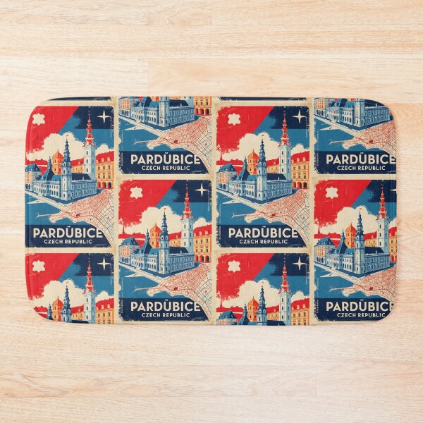 Item preview, Pardubice Cezch Republic 1950s Retro Poster Tourism designed and sold by TravelersGems.