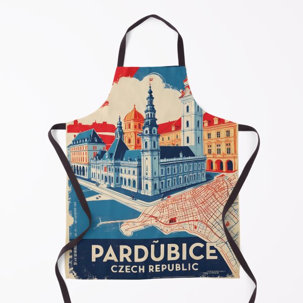 Item preview, Pardubice Cezch Republic 1950s Retro Poster Tourism designed and sold by TravelersGems.