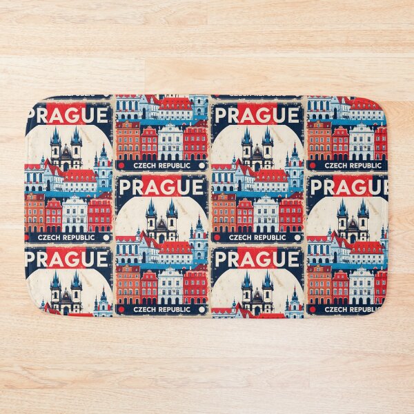 Item preview, Prague Cezch Republic 1950s Retro Poster Tourism designed and sold by TravelersGems.