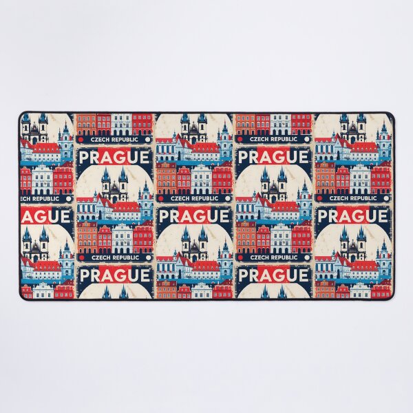Item preview, Prague Cezch Republic 1950s Retro Poster Tourism designed and sold by TravelersGems.