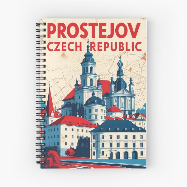 Item preview, Prostejov Cezch Republic 1950s Retro Poster Tourism designed and sold by TravelersGems.