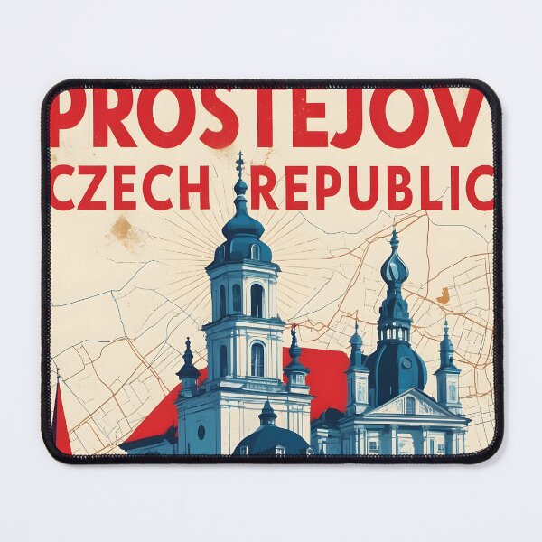 Item preview, Prostejov Cezch Republic 1950s Retro Poster Tourism designed and sold by TravelersGems.