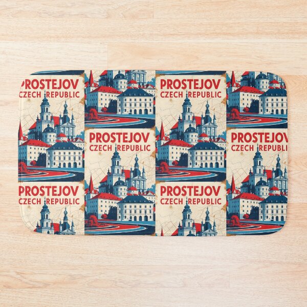 Item preview, Prostejov Cezch Republic 1950s Retro Poster Tourism designed and sold by TravelersGems.