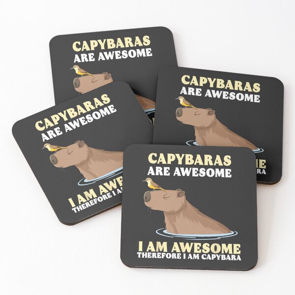 Item preview, Capybaras Are Awesome – Therefore I Am Awesome designed and sold by Articooler.