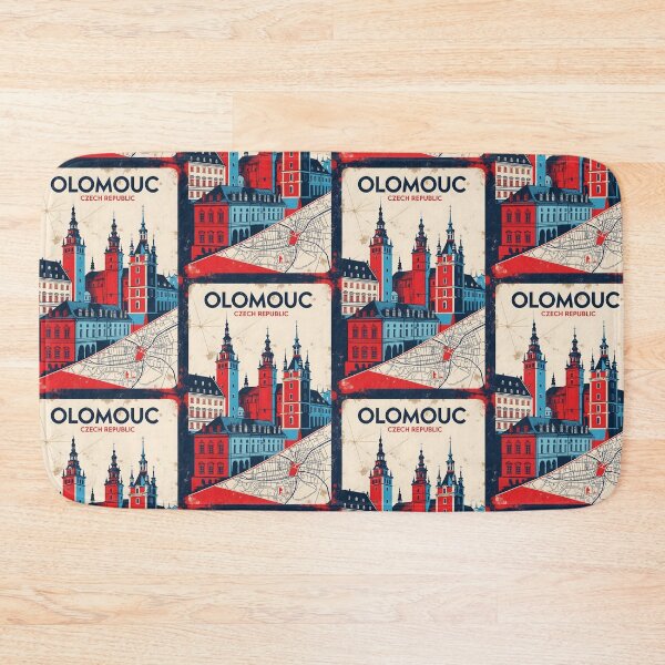 Item preview, Olomouc Cezch Republic 1950s Retro Poster Tourism designed and sold by TravelersGems.