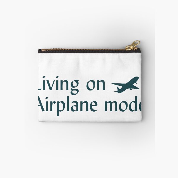 Item preview, Living on Airplane Mode Minimalist Typography Shirt | Offline Quiet Life Aesthetic | Introvert Disconnect Mood Tee designed and sold by YasirHamidDesigns .