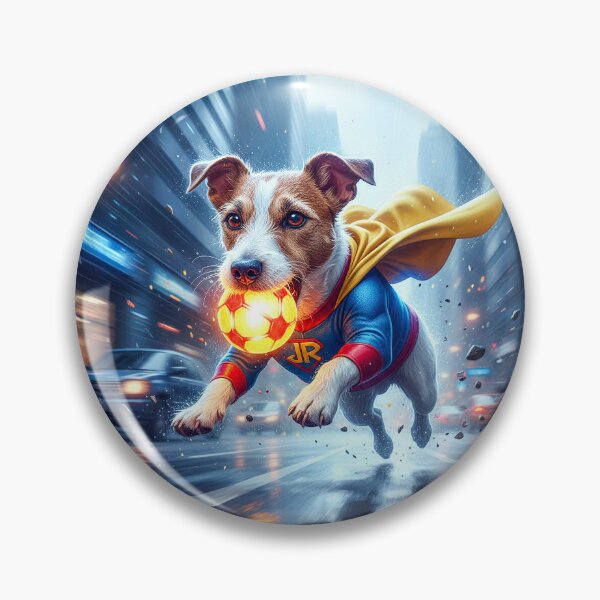 Item preview, Jack Russell Terrier Super Hero  designed and sold by Home Decor Art.
