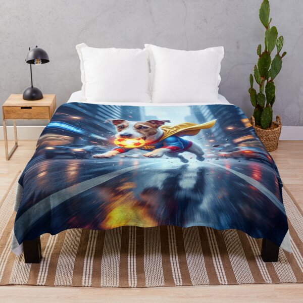 Artikelvorschau, Jack Russell Terrier Super Hero  entworfen und verkauft von Home Decor Art.