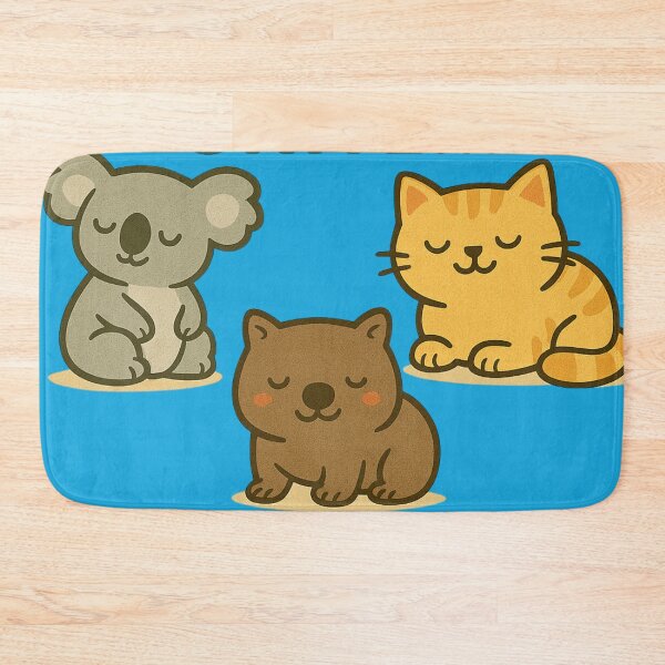Item preview, Introvert Humour – Koala, Wombat & Cat Cartoon designed and sold by TroyTheTerrific.