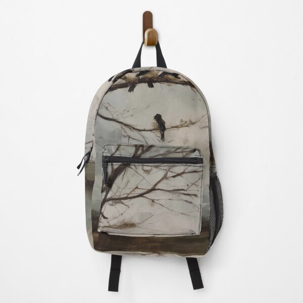 Item preview, Birds Perched on a Leafless Branch designed and sold by lautir.