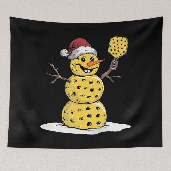 Item preview, Funny Christmas Snowman Pickleball Lover designed and sold by CharlotteTerri.