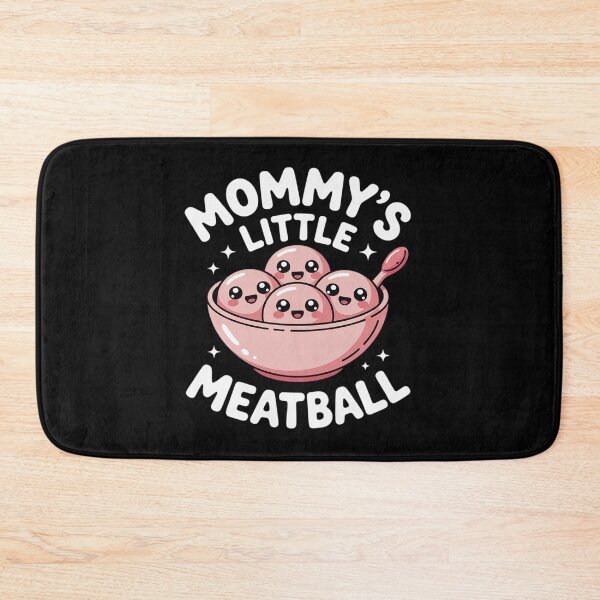 Item preview, Mommy's Little Meatball Funny Cute Chibi Italian Food Lover  designed and sold by MyzoToyota.
