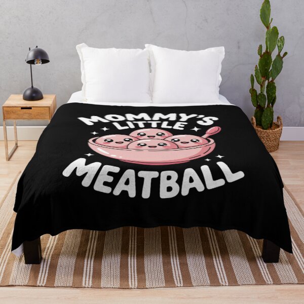 Item preview, Mommy's Little Meatball Funny Cute Chibi Italian Food Lover designed and sold by MyzoToyota.